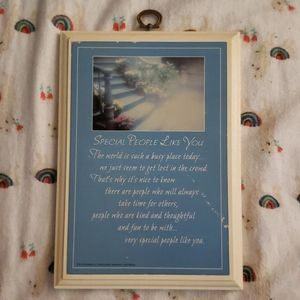 Vintage 1986 hallmark plaque made in the usa